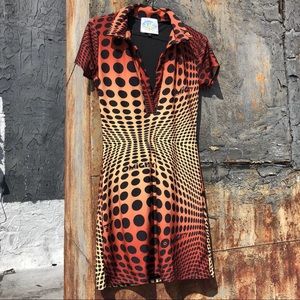 brand new collared illusion dress by o-mighty
